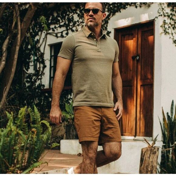 Taylor Stitch The Trail Short in Tobacco brown men’s retro 28 NEW - Picture 5 of 12